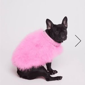 CHRISTIAN COWAN x MAXBONE PINK DOGGY SWEATER